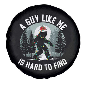 Funny Bigfoot Christmas Spare Tire Cover A Guy Like Me Is Hard To Find TS14 Print Your Wear
