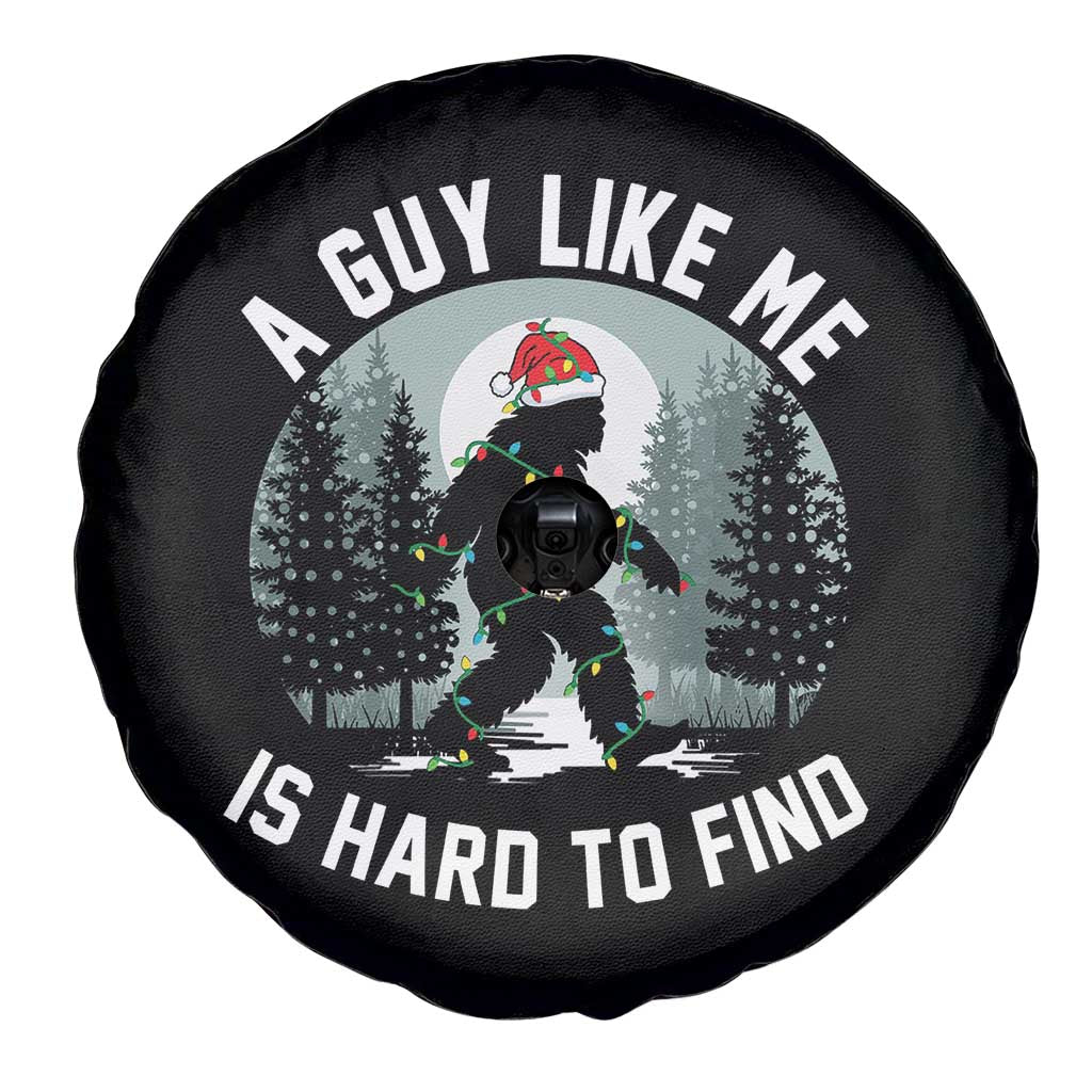 Funny Bigfoot Christmas Spare Tire Cover A Guy Like Me Is Hard To Find TS14 Print Your Wear