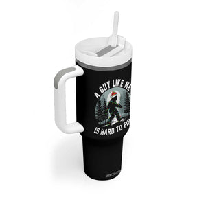 Funny Bigfoot Christmas Tumbler With Handle A Guy Like Me Is Hard To Find TS14 Print Your Wear