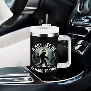Funny Bigfoot Christmas Tumbler With Handle A Guy Like Me Is Hard To Find TS14 Print Your Wear