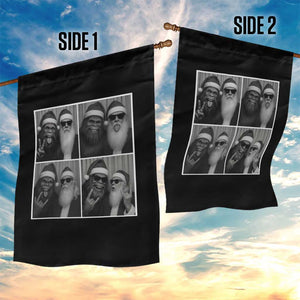 Funny Bigfoot Photobooth Christmas Garden Flag Sasquatch Santa Claus Xmas TS14 Print Your Wear