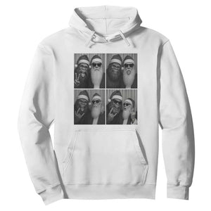 Funny Bigfoot Photobooth Christmas Hoodie Sasquatch Santa Claus Xmas TS14 White Print Your Wear