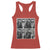 Funny Bigfoot Photobooth Christmas Racerback Tank Top Sasquatch Santa Claus Xmas - Print Your Wear