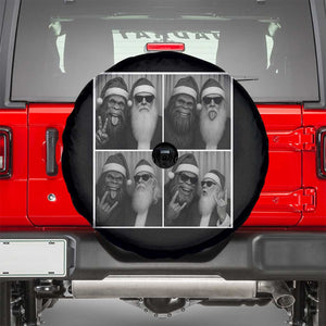 Funny Bigfoot Photobooth Christmas Spare Tire Cover Sasquatch Santa Claus Xmas TS14 Black Print Your Wear