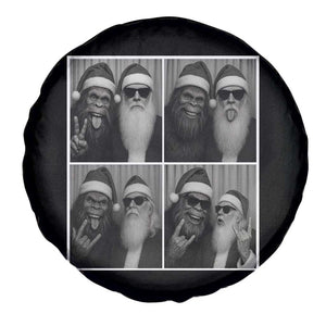 Funny Bigfoot Photobooth Christmas Spare Tire Cover Sasquatch Santa Claus Xmas TS14 Print Your Wear