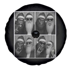 Funny Bigfoot Photobooth Christmas Spare Tire Cover Sasquatch Santa Claus Xmas TS14 Print Your Wear