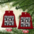 Funny Bigfoot Photobooth Xmas Ceramic Ornament Sasquatch Jesus Christian Xmas TS14 Print Your Wear