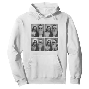 Funny Bigfoot Photobooth Christmas Hoodie Sasquatch Jesus Christian Xmas TS14 White Print Your Wear