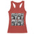 Funny Bigfoot Photobooth Christmas Racerback Tank Top Sasquatch Jesus Christian Xmas - Print Your Wear