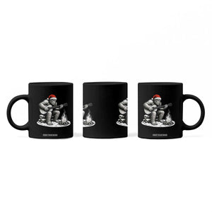 Bigfoot Guitar Christmas Coffee Mug Sasquatch Guitarist Music Xmas TS14 Print Your Wear