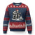 Bigfoot Guitar Xmas Ugly Christmas Sweater Sasquatch Guitarist Music Xmas TS14 Navy Red Print Your Wear