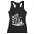 Bigfoot Guitar Christmas Racerback Tank Top Sasquatch Guitarist Music Xmas - Print Your Wear