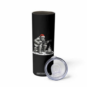Bigfoot Guitar Christmas Skinny Tumbler Sasquatch Guitarist Music Xmas TS14 Print Your Wear
