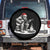 Bigfoot Guitar Christmas Spare Tire Cover Sasquatch Guitarist Music Xmas TS14 No hole Black Print Your Wear