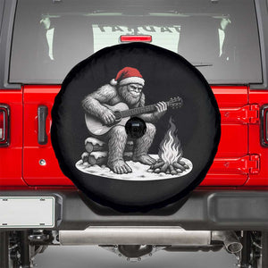 Bigfoot Guitar Christmas Spare Tire Cover Sasquatch Guitarist Music Xmas TS14 Black Print Your Wear