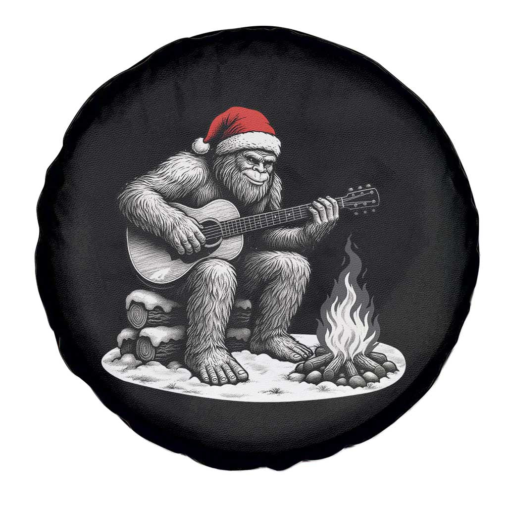 Bigfoot Guitar Christmas Spare Tire Cover Sasquatch Guitarist Music Xmas TS14 Print Your Wear