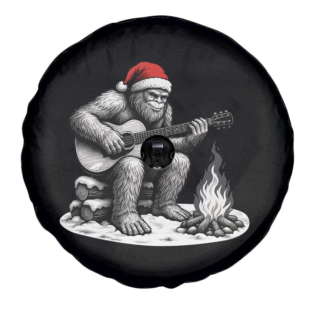 Bigfoot Guitar Christmas Spare Tire Cover Sasquatch Guitarist Music Xmas TS14 Print Your Wear