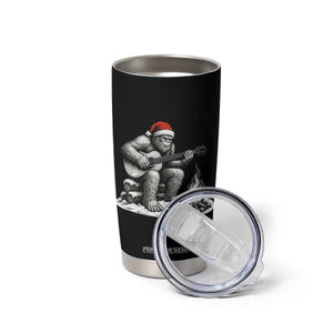 Bigfoot Guitar Christmas Tumbler Cup Sasquatch Guitarist Music Xmas TS14 Print Your Wear