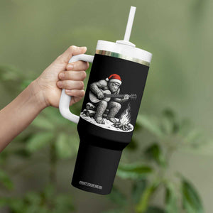 Bigfoot Guitar Christmas Tumbler With Handle Sasquatch Guitarist Music Xmas TS14 Print Your Wear