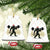 Bigfoot Gym Xmas Ceramic Ornament Funny Sasquatch Bodybuilding Weightlifting TS14 Print Your Wear