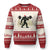 Bigfoot Gym Xmas Ugly Christmas Sweater Funny Sasquatch Bodybuilding Weightlifting TS14 Beige Red Print Your Wear