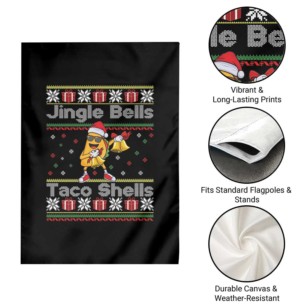 Funny Taco Christmas Garden Flag Jigle Bells Taco Shells TS14 Print Your Wear