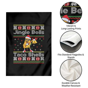 Funny Taco Christmas Garden Flag Jigle Bells Taco Shells TS14 Print Your Wear