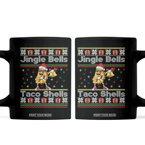 Funny Taco Christmas Coffee Mug Jigle Bells Taco Shells TS14 Black Print Your Wear