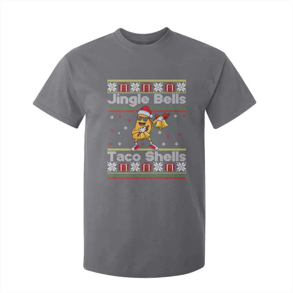 Funny Taco Christmas T Shirt For Kid Jigle Bells Taco Shells TS14 Charcoal Print Your Wear