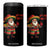 Funny Santa Taco Mexican 4 in 1 Can Cooler Tumbler Let Us Taco About It TS14 One Size: 16 oz Black Print Your Wear