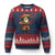 Funny Santa Taco Mexican Ugly Christmas Sweater Let Us Taco About It TS14 Navy Red Print Your Wear
