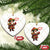 Funny Santa Taco Mexican Ceramic Ornament Let Us Taco About It TS14 Print Your Wear