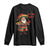Funny Santa Taco Mexican Long Sleeve Shirt Let Us Taco About It TS14 Black Print Your Wear