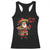 Funny Santa Taco Mexican Racerback Tank Top Let Us Taco About It - Print Your Wear