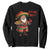 Funny Santa Taco Mexican Sweatshirt Let Us Taco About It TS14 Black Print Your Wear