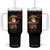 Funny Santa Taco Mexican Tumbler With Handle Let Us Taco About It TS14 One Size: 40 oz Black Print Your Wear