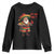 Funny Santa Taco Mexican Youth Sweatshirt Let Us Taco About It TS14 Black Print Your Wear
