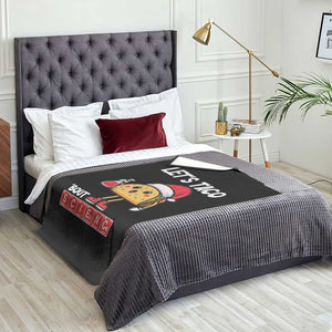 Funny Taco Mexican Christmas Throw Blanket Let Us Taco About Science TS14 Print Your Wear