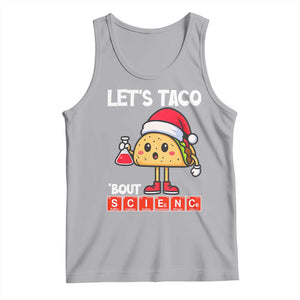 Funny Taco Mexican Christmas Tank Top Let Us Taco About Science TS14 Athletic Heather Print Your Wear