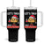 Funny Taco Mexican Christmas Tumbler With Handle Let Us Taco About Science TS14 One Size: 40 oz Black Print Your Wear