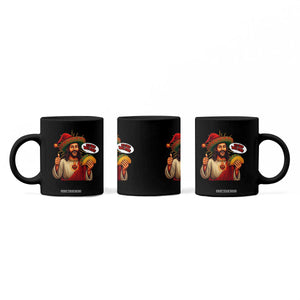 Funny Jesus Taco Mexican Coffee Mug Let Us Taco About Jesus TS14 Print Your Wear