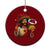 Funny Jesus Taco Mexican Ceramic Ornament Let Us Taco About Jesus TS14 1pc Red Print Your Wear