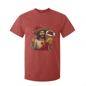 Funny Jesus Taco Mexican T Shirt For Kid Let Us Taco About Jesus TS14 Red Print Your Wear