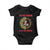 Santa Christmas Baby Onesie Baby Jesus Christian Xmas TS14 Black Print Your Wear