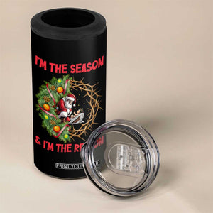 Santa Christmas 4 in 1 Can Cooler Tumbler Baby Jesus Christian Xmas TS14 Print Your Wear