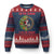 Santa Xmas Ugly Christmas Sweater Baby Jesus Christian Xmas TS14 Navy Red Print Your Wear