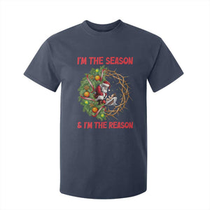 Santa Christmas T Shirt For Kid Baby Jesus Christian Xmas TS14 Navy Print Your Wear