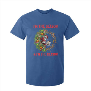 Santa Christmas T Shirt For Kid Baby Jesus Christian Xmas TS14 Royal Blue Print Your Wear
