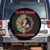 Santa Christmas Spare Tire Cover Baby Jesus Christian Xmas TS14 No hole Black Print Your Wear