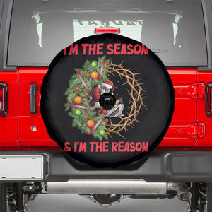 Santa Christmas Spare Tire Cover Baby Jesus Christian Xmas TS14 Black Print Your Wear